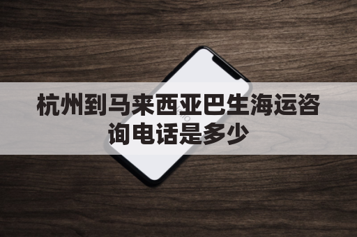 杭州到马来西亚巴生海运咨询电话是多少(杭州到马来西亚大概要花多少钱)