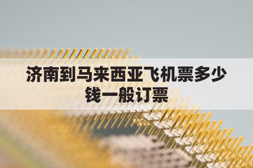 济南到马来西亚飞机票多少钱一般订票(从济南到马来西亚机票需要多少钱)