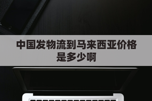 中国发物流到马来西亚价格是多少啊(中国物流到马来西亚要多少钱)