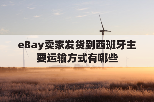 eBay卖家发货到西班牙主要运输方式有哪些