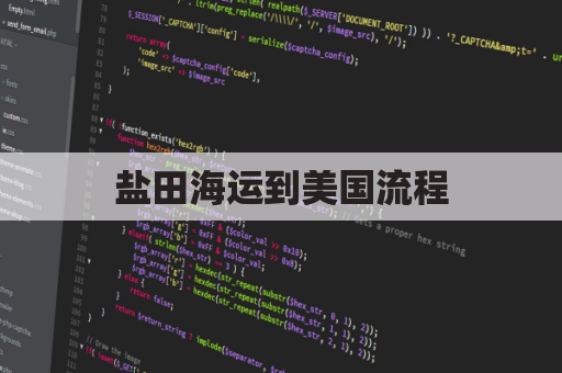 盐田海运到美国流程(盐田到美国货船要多长时间)