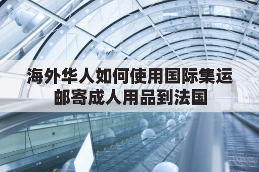 海外华人如何使用国际集运邮寄成人用品到法国