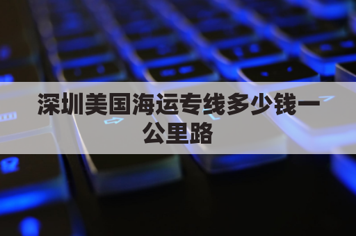 深圳美国海运专线多少钱一公里路(深圳船运到美国要多久)