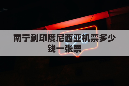 南宁到印度尼西亚机票多少钱一张票(南宁到西藏机票多少钱)