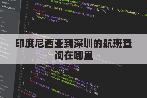 印度尼西亚到深圳的航班查询在哪里(印度尼西亚到国内航班)