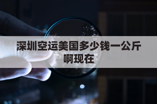 深圳空运美国多少钱一公斤啊现在(深圳空运美国多少钱一公斤啊现在价格)