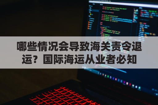 哪些情况会导致海关责令退运？国际海运从业者必知