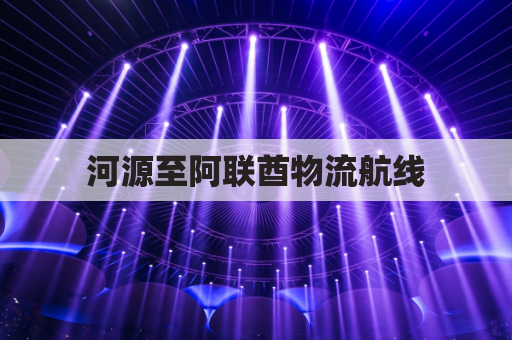 河源至阿联酋物流航线，高效便捷，通达全球