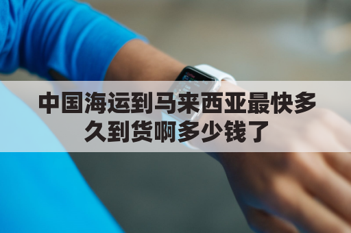 中国海运到马来西亚最快多久到货啊多少钱了(中国到马来西亚海运费大概多少钱)