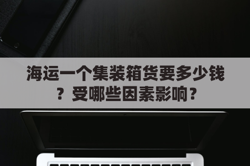海运一个集装箱货要多少钱？受哪些因素影响？