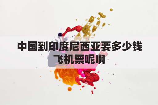 中国到印度尼西亚要多少钱飞机票呢啊