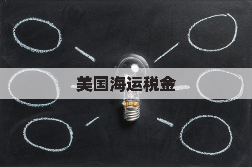 美国海运税金(美国海运税金是多少)