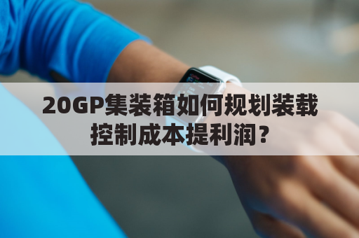20GP集装箱如何规划装载控制成本提利润？
