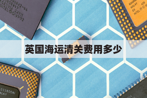 英国海运清关费用多少(英国海运价格查询)
