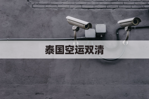 泰国空运双清(泰国包裹清关)