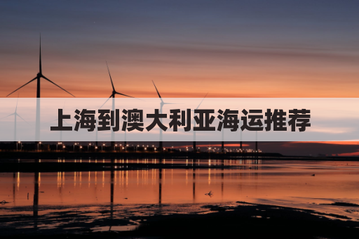 上海到澳大利亚海运推荐(上海到澳洲的海运航线)
