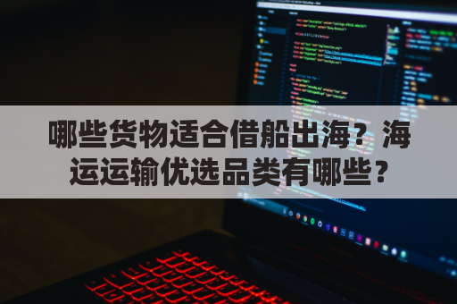 哪些货物适合借船出海？海运运输优选品类有哪些？