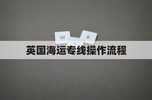 英国海运专线操作流程(英国海运到中国路线)
