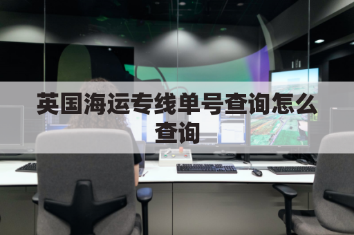 英国海运专线单号查询怎么查询(英国海运价格查询)