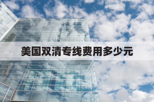 美国双清专线费用多少元(美国空运双清)