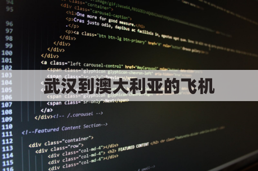 武汉到澳大利亚的飞机(武汉到澳大利亚飞机要几个小时)