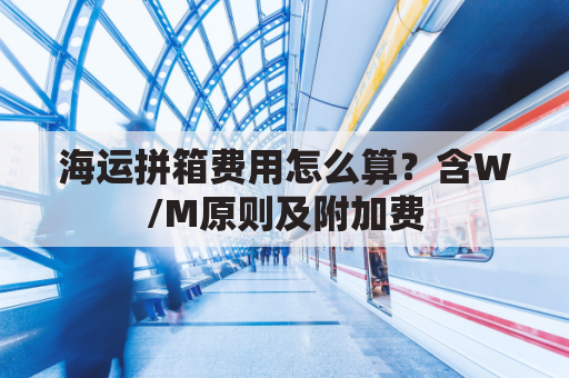 海运拼箱费用怎么算?含W/M原则及附加费