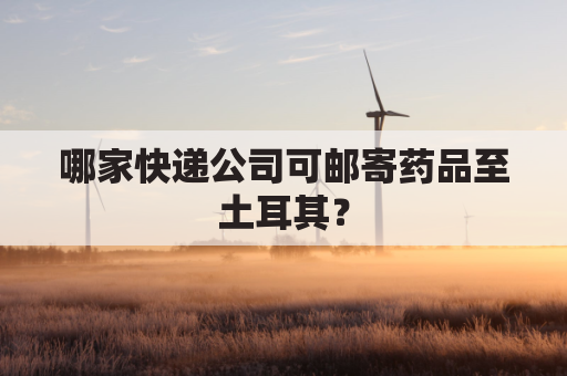哪家快递公司可邮寄药品至土耳其?