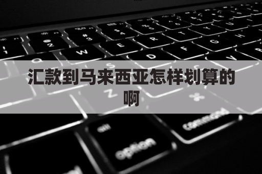 汇款到马来西亚怎样划算的啊(从马来西亚汇款到中国需要什么手续)
