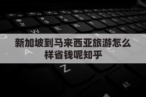新加坡到马来西亚旅游怎么样省钱呢知乎(新加坡到马来西亚飞机要几个小时)