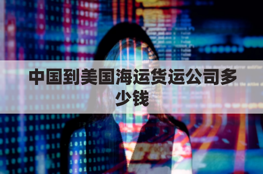 中国到美国海运货运公司多少钱(中国到美国海运时效)