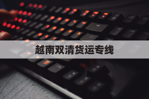 越南双清货运专线(越南清关资料包括哪些)