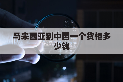 马来西亚到中国一个货柜多少钱(马来西亚到中国运费)