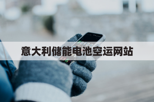 意大利储能电池空运网站(意大利发明电池)