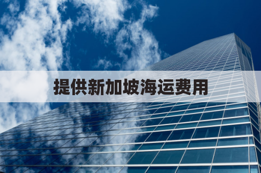 提供新加坡海运费用(提供新加坡海运费用怎么算)