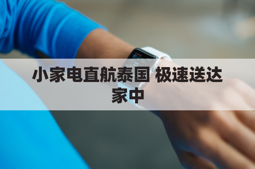 小家电直航泰国 极速送达家中