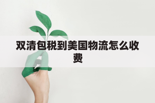 双清包税到美国物流怎么收费(双清包税到门什么贸易术语)