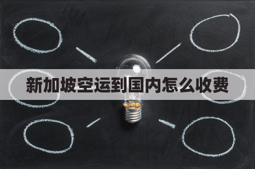 新加坡空运到国内怎么收费(新加坡航空可以托运多少公斤)