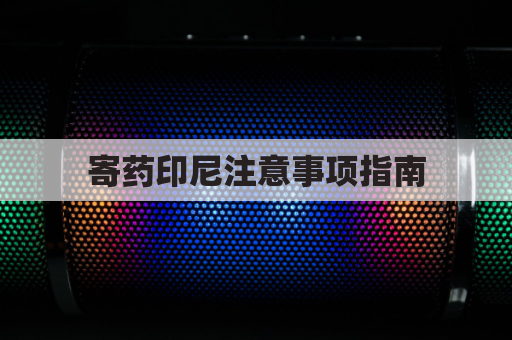 寄药印尼注意事项指南