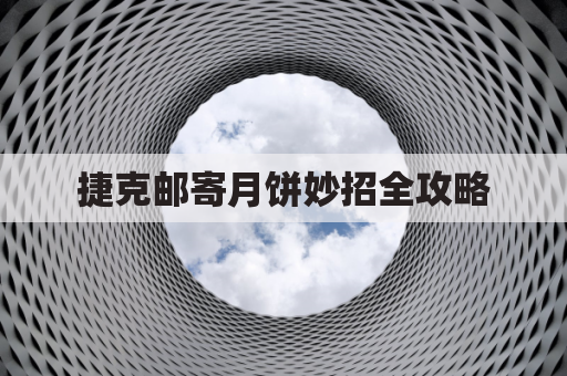 捷克邮寄月饼妙招全攻略