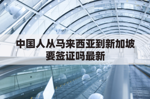 中国人从马来西亚到新加坡要签证吗最新(从马来西亚去新加坡)