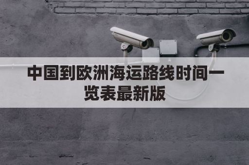 中国到欧洲海运路线时间一览表最新版(中国到欧洲的海运路线)
