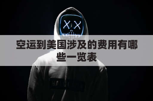空运到美国涉及的费用有哪些一览表(空运到美国需要多久)